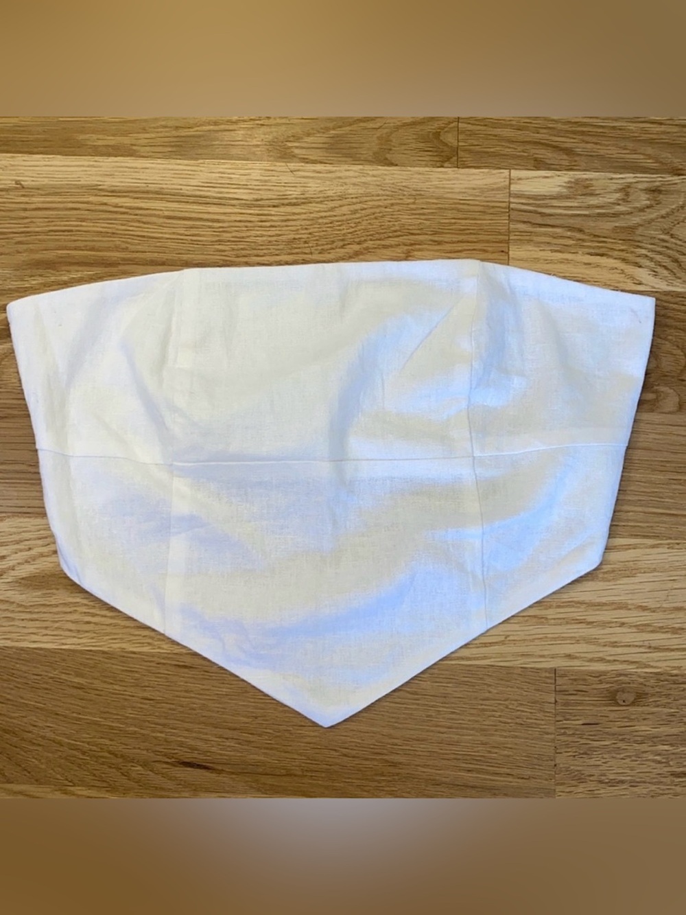 Pull & Bear White Bandeau Top size L